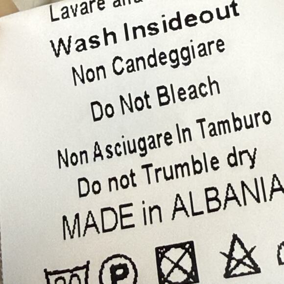 Paul Taylor Ivory Pants EU 50 .. 30" Un-stretched Elastic Waist X 25 Inseam - Picture 7 of 7